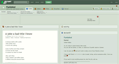Desktop Screenshot of funkieboi.deviantart.com