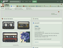 Tablet Screenshot of cliffski.deviantart.com