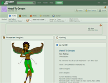 Tablet Screenshot of need-to-dream.deviantart.com