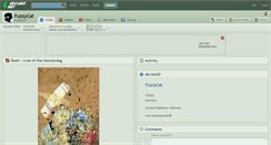 Desktop Screenshot of fuzzycat.deviantart.com