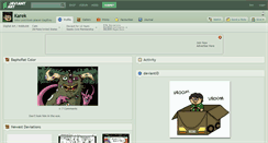 Desktop Screenshot of karek.deviantart.com