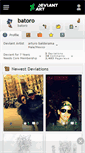 Mobile Screenshot of batoro.deviantart.com