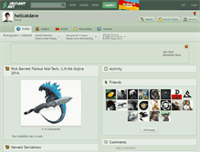 Tablet Screenshot of hellcatdave.deviantart.com