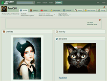 Tablet Screenshot of paulc68.deviantart.com