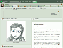 Tablet Screenshot of gdkitty.deviantart.com