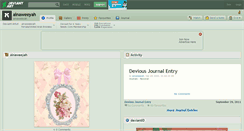 Desktop Screenshot of ainaweeyah.deviantart.com