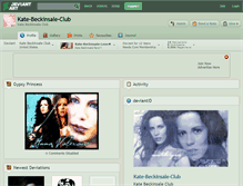 Tablet Screenshot of kate-beckinsale-club.deviantart.com