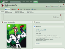 Tablet Screenshot of earthwormjimplz.deviantart.com