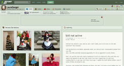 Desktop Screenshot of lauradanger.deviantart.com