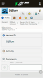 Mobile Screenshot of djslum.deviantart.com