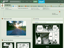 Tablet Screenshot of andarion.deviantart.com