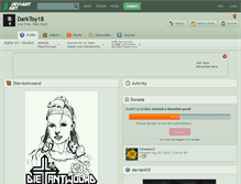 Tablet Screenshot of darktoy18.deviantart.com