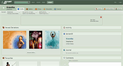 Desktop Screenshot of krasotka.deviantart.com