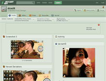 Tablet Screenshot of dcoolit.deviantart.com