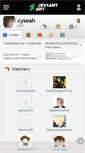 Mobile Screenshot of cyseah.deviantart.com