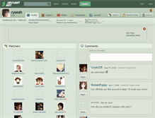 Tablet Screenshot of cyseah.deviantart.com