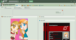 Desktop Screenshot of foxfire-alchemist.deviantart.com