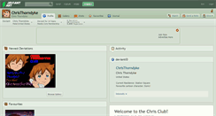 Desktop Screenshot of christhorndyke.deviantart.com