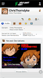 Mobile Screenshot of christhorndyke.deviantart.com