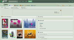 Desktop Screenshot of foams.deviantart.com