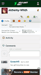 Mobile Screenshot of alchemy-witch.deviantart.com
