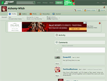 Tablet Screenshot of alchemy-witch.deviantart.com