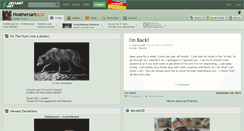 Desktop Screenshot of heatherzart.deviantart.com