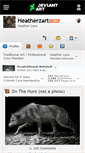Mobile Screenshot of heatherzart.deviantart.com