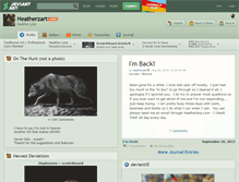Tablet Screenshot of heatherzart.deviantart.com