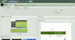 Desktop Screenshot of calka.deviantart.com