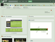 Tablet Screenshot of calka.deviantart.com