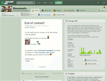 Tablet Screenshot of blossomed.deviantart.com