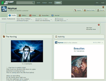 Tablet Screenshot of neymue.deviantart.com