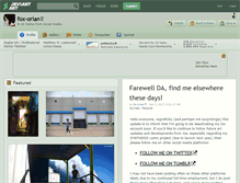 Tablet Screenshot of fox-orian.deviantart.com