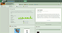 Desktop Screenshot of jackdarbyfans.deviantart.com
