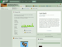 Tablet Screenshot of jackdarbyfans.deviantart.com