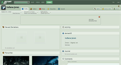 Desktop Screenshot of indiana-jones.deviantart.com