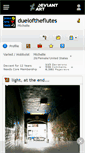 Mobile Screenshot of dueloftheflutes.deviantart.com