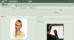 Desktop Screenshot of imarci.deviantart.com