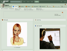 Tablet Screenshot of imarci.deviantart.com