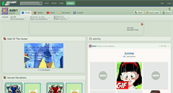 Desktop Screenshot of dubb1.deviantart.com