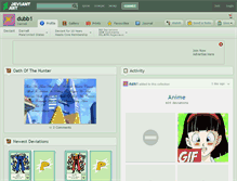 Tablet Screenshot of dubb1.deviantart.com