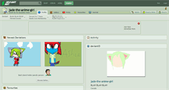 Desktop Screenshot of jade-the-anime-girl.deviantart.com