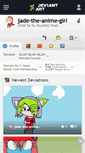 Mobile Screenshot of jade-the-anime-girl.deviantart.com