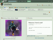 Tablet Screenshot of orderofhearts.deviantart.com