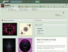 Tablet Screenshot of msabby.deviantart.com