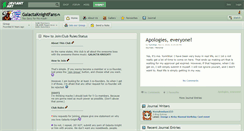 Desktop Screenshot of galactaknightfans.deviantart.com