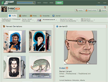 Tablet Screenshot of d-mac.deviantart.com