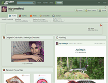 Tablet Screenshot of lady-amethyst.deviantart.com