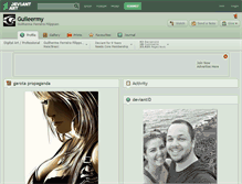 Tablet Screenshot of guileermy.deviantart.com